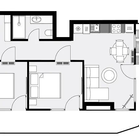 Urban Global Skyline, 15th Floor No 23, Free Garage, Self Check-in, No Deposit Katovice
